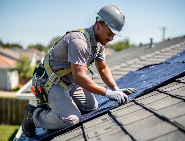 Roof Tarping service in Corby